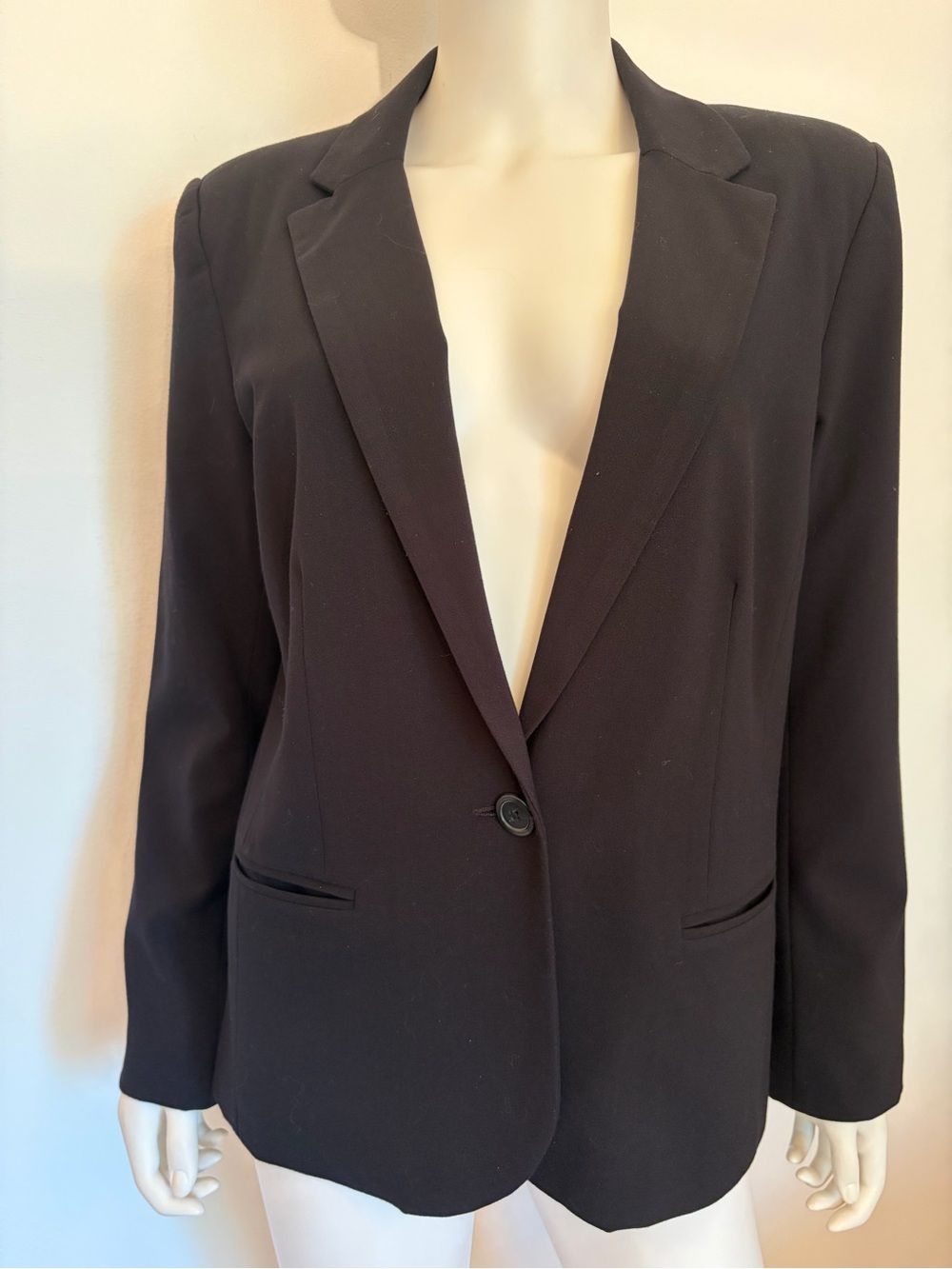 #817 212 Collection Classic Black Single-Button Women's Blazer. Great Cond.